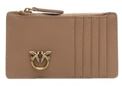 Pinko Airone Cardholder Vitello Seta, Accessori Portacarte da Viaggio Donna