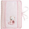 Filet - Borsa per Pannolini e Salviette da Ricamare in Morbido Tessuto, Organizer per il Cambio con Apertura a Libretto, Idea Regalo per Futuri Genitori, Made in Italy, Colore Rosa