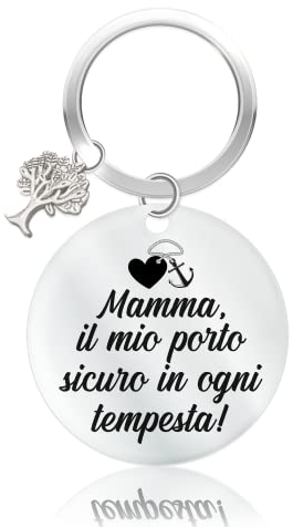 KAÏDENSÏ Idea Regalo Festa della Mamma Originale - Portachiavi Mamma Migliore del Mondo - Gadget Regali Divertenti per Mamme