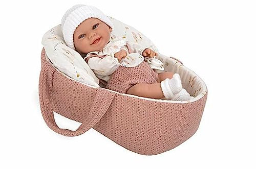 ARIAS Babypuppe Elegance Babyto Schnuller, 33 cm, Rosa