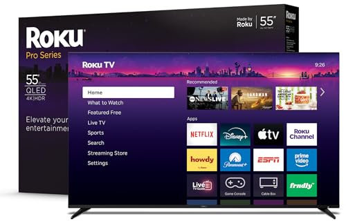 Roku Téléviseur QLED 4K Pro Series 55