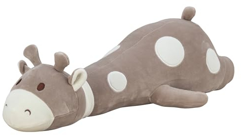 Lifestyle & More Baby-Plüschtier Kuscheltier Giraffe liegend aus super weichem Spandex-Plüsch Höhe 16cm Länge 50cm