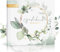 Hyggartn Gästebuch Hochzeit, Gästebuch, 21 x 21 cm Gästebücher für Hochzeit, Gästebuch Hochzeit mit Fragen zum Ausfüllen, 112 Seite Hochzeitsgästebuch für unvergessliche Erinnerungen