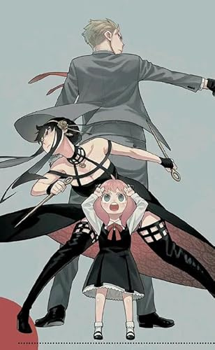 DMQBT Puzzle 1000 Teile Anime Spy×Family Poster for Home Stress Relieving Game Wp158Yw