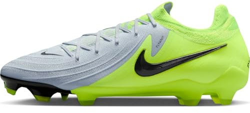 Nike Herren Phantom GX 2 Pro FG Low-Top-Fußballschuh, Metallic Silver/Black-Volt, 46 EU
