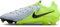 Nike Herren Phantom GX 2 Pro FG Low-Top-Fußballschuh, Metallic Silver/Black-Volt, 46 EU