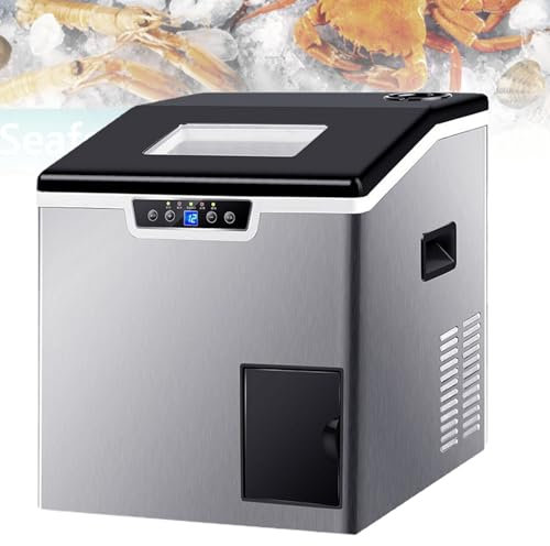 YXYLJOZ Countertop Ice Maker,3 Sizes of Ice, Self-Cleaning Ice Cube Maker, Portable Ice Machine for Home/Party/Kitchen/Bar