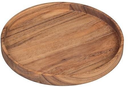 Tala Round Tray/Platter in Natural Acacia