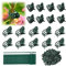 AYSYR 230 Stück Pflanzenclips,Wiederverwendbare Pflanzenklammern für Orchideen,Con 30 Verstellbare Pflanzenbinder,Verstellbarer Pflanzenclip Leicht zu Handhaben,Tützclip für Pflanzenstängel(Grün)