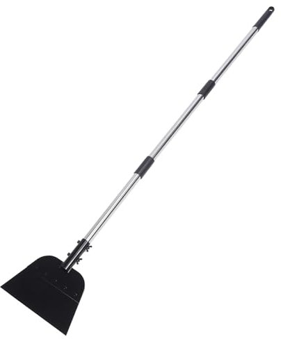 Flache Schaufel, Schneeschaufel, Eiskratzer, Schnee-EIS-Häcksler für Gehwege, Eisentfernung, Jätwerkzeug für Straße, Outdoor, Garten, Auffahrt, Reinigungsschaber