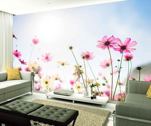 HongYouQi Murale Moderne 3D Décoration De Chambre À Coucher Paysage De Fleur Rouge Peinture Murale 3D Art Décoration Murale De Chambre À Coucher-150Cm×105Cm