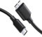 AlyKets Micro USB 3.0 Kabel, USB 3.0 Typ C Stecker auf Micro B Kabel Kompatibel mit WD My Passport and Elements Portable Externe Festplatte, für Toshiba, Seagate, Samsung, Kamera Festplatte und mehr