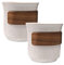 QINGZY Juego de 2 Tazas de Café Espresso de Cerámica 190ml, Vasos de Café de Pared Gruesa, Tazas para café, Leche, Té Y Chocolate, Regalo para Mujeres y Hombres