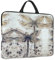 ESNAIUVCD Modern Dragonfly Print Protective 14 Inch Laptop Case,Laptop Sleeve with Handle Compatible,Carrying Computer Bag