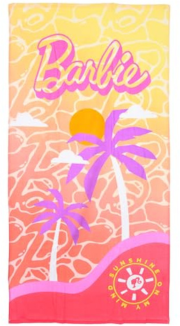 Barbie Badetuch Palmen Strandtuch Mädchen Handtuch