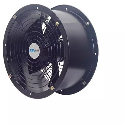 RUNZE765Z Ventilateur d'extraction Ventilateur d'extraction Puissant for Conduit de Cuisine, Circulaire, 8 Pouces, Haut Volume d'air, ABS, Ventilateur de Ventilation intérieur Extracteur d'air