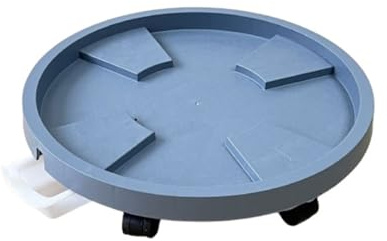 GLigeT Base Pot de Fleurs Rond avec Plateau Mobile et Soucoupe à roulettes Réutilisable(Grigio,XXL)