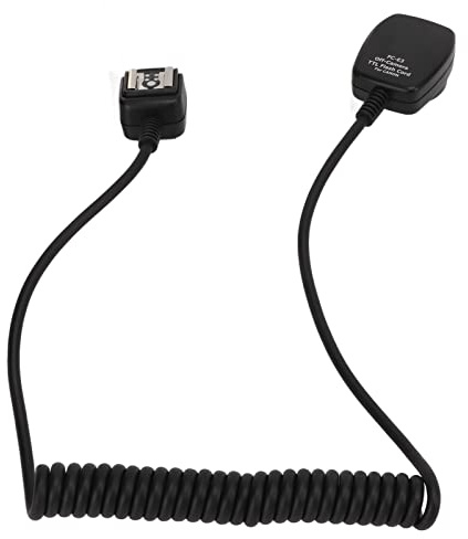 Jelquix Off Camera Flash Cord Powerful Extension Cord for 600EX RT 580EX II, Flexible 1. for Film and Digital Camera Photography