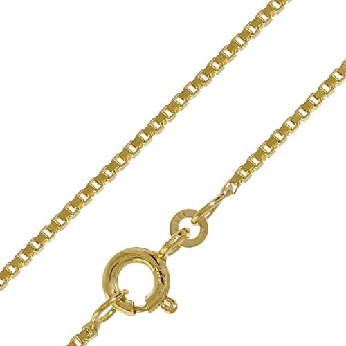 trendor Halskette 333 Gold Venezia für Damen und Herren, Breite 1,2 mm 41635-45 45 cm