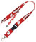 NCAA Wisconsin Badgers Schlüsselband mit abnehmbarer Schnalle