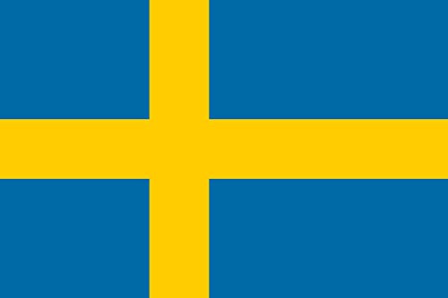 Flagge Jämtland | 25x25cm für Diplomat-Flags Autofahnen
