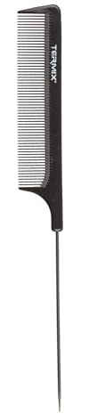 Termix professioneller Titankamm mit Metallborsten für Highlights und Stylings. Kamm mit Titanpartikeln, die eine hohe Temperatur- und Chemikalienbeständigkeit besitzen., No Color