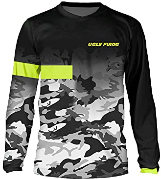 UGLY FROG Bike Wear Radsport Bekleidung Herren Herbst Style Long Sleeve Trikots & Shirts Radtrikot Fahrradtrikot Radshirt Fahrradshirts Fahrradbekleidung für Männer