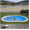 Gre: piscina ovalada prefabricada 800 x 400 x 120 cm (Altura)