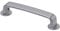 Gedotec Edelstahl Möbelgriff 128 mm Stangengriff für Schranktüren - LORE | Schrankgriff silber-grau matt | Küchen-Griff Metall massiv | 10 Stück - Moderner Bogengriff Kleider-Schrank mit Schrauben