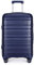 Kono Luggage Sets Gepäcksets Koffer Trolleys Set 2 Teilig Kofferset Polypropylen Hartschalenkoffer Reisekoffer mit 4 Rollen und TSA Schloss, Kofferset-XL-M (Dunkelblau)