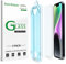 amFilm OneTouch for iPhone 14 Plus (6.7 2022) and iPhone 13 Pro Max 6.7 Privacy Tempered Glass Screen Protector - with Easy Installation Kit, Full Coverage Case Friendly (2-Pack)