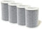 Nispira 3-in-1 True HEPA with Activated Carbon Replacement Filters Compatible with Purezone Mini Portable Air Purifier (PEPERSAP), 4 Packs