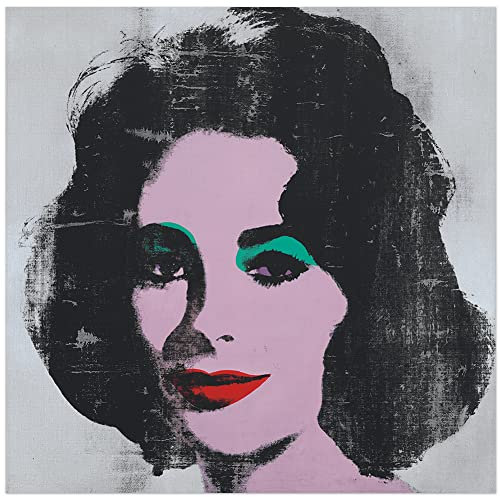 JUNIWORDS Poster, Andy Warhol, Silver Liz, 29 x 30 cm (3001084)