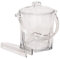 M1SS 1.5L Litre Crystal Clear Plastic Ice Bucket with Non-Slip Tong Clip, Lid & Handle Ice Storage Tub to Keep Ice Frozen Beer Champagne Wine Ice Cream Cool Chiller Longer for Home Party Bar Picnic