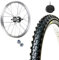 Vorderrad Felge 16 x 1,75 aus Aluminium + Dübelabdeckung MTB 16 x 1,75 + Fahrradschlauch 16 Zoll