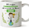 MUGFFINS Tazas Personalizadas para FARMACÉUTICO hombre - En Español - Eres Mejor del Mundo - 11 oz / 330 ml - Regalo Personalizable original y divertido