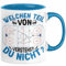 Eishockey Trainer Geschenk Tasse Coach Eis-Hockey Spieler Geschenkidee Eishockeyspieler Geschenkdiee Welchen Teil Von Verstehst Du Nicht Kaffee-Becher (Blau)