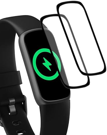 SkyKeep (2 Stücke für Fitbit Luxe Panzerglasfolie, Schutzfolie Fitbit Luxe Folie, Displayfolie Schutz, Soft TPU, Kratzfest, Displayschutz