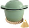 DYHQQ Casserole en Fonte avec couvercles Cocotte Ronde, Robuste Marmite en Fer émaillé 2,3 L, cocotte 22 cm Moule à Pain Isotherme