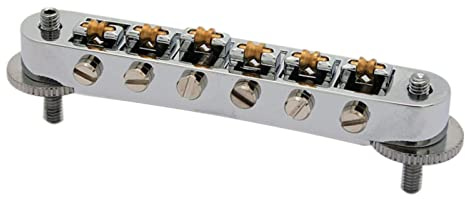 Göldo Tunamatic Roller Bridge 73,5mm, Chrom HW05C - Gitarren Ersatzteil