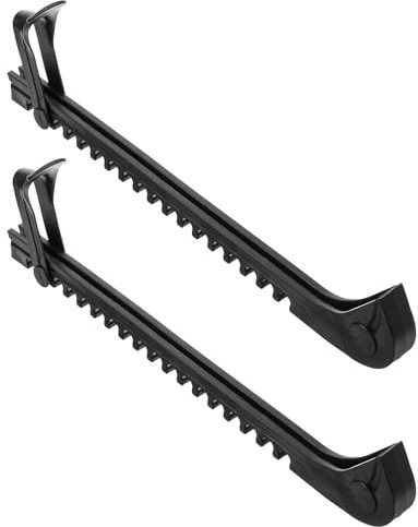 Prasacco 2 Pcs Ice Skate Guards, Ice Skate Covers Skate Guards for Hockey Skates,Figure Skates and Ice Skates Ice Skate Blade Covers Hockey Skate Guards Ice Skate Blade Covers for Kids Adults Skates