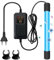 XPJBKC Aquarium UV Sterilisator Licht, 11W Zuhause UV Sterilisator Lampe mit Timer und Saugnapf, UV Klärer Aquarium Bakterien-Killer UV Lampe Wasserklärer für Reinigung von Aquarien Pools Fishbowl