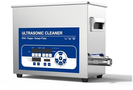 Pulitore Ad Ultrasuoni 6L 150W Multifrequenza Sweep Pulse Pulizia Macchina Strumenti Chirurgici Lavatrice(6.5L 200W 40KHz)