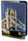 Tower Bridge in London bedrucktes Leder-Kartenetui Reisezubehör Reisepasshülle Brieftasche für Damen und Herren, Schwarz, Einheitsgröße