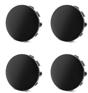 KUNIO Radnabenkappen Nabendeckel Passt für BMW MINI Cooper F56 F57 F54 F60 Felgendeckel Radnabenabdeckung(OD 56mm ID 54mm) 4 Stück Radkappen Zubehör A Schwarz