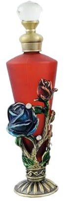 Bouteille de parfum vide Vintage rechargeable, pot en verre Rose 30ML, bouteilles compte-gouttes d'huile décoratives, décor chambre à coucher Pour Parfum