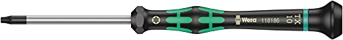 Wera 2067 Elektroniker-Torx HF-Schraubendreher mit Haltefunktion, TX 10 x 60 mm, 05118186001, Farbig