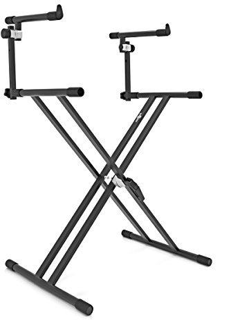 X-Frame Keyboard Stand by Gear4music, 2 Tier