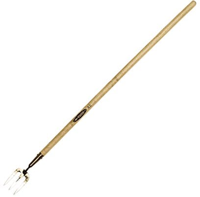 Spear & Jackson 5510WF Traditional Stainless Steel 42 Handle Long Handled Weed Fork