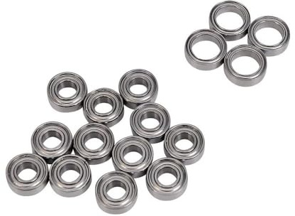 Carson 500904054 - Kugellagersatz Tamiya TT-01/TT-01E, Silber